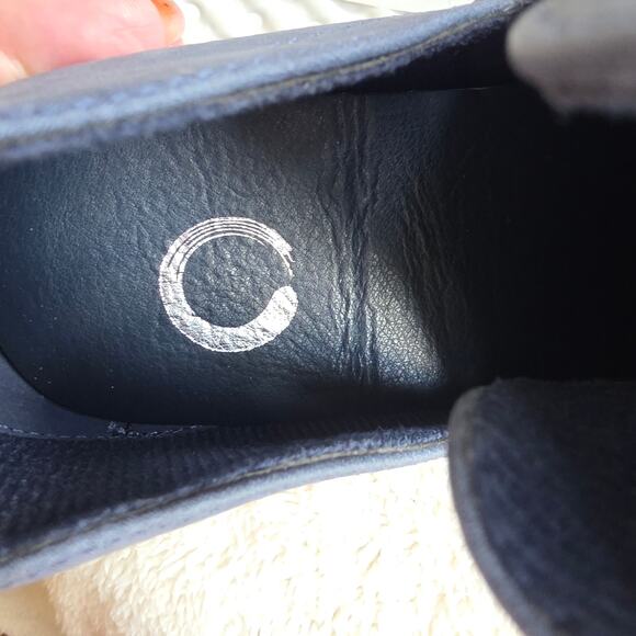 New Journee Collection Womens Cardi Slip On Wedge Booties Sneakers‎ Blue Sz 11 - Picture 4 of 5